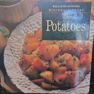 Williams Sonoma Kitchen Library Potatoes Cookbook - Vibrant Orange and Red